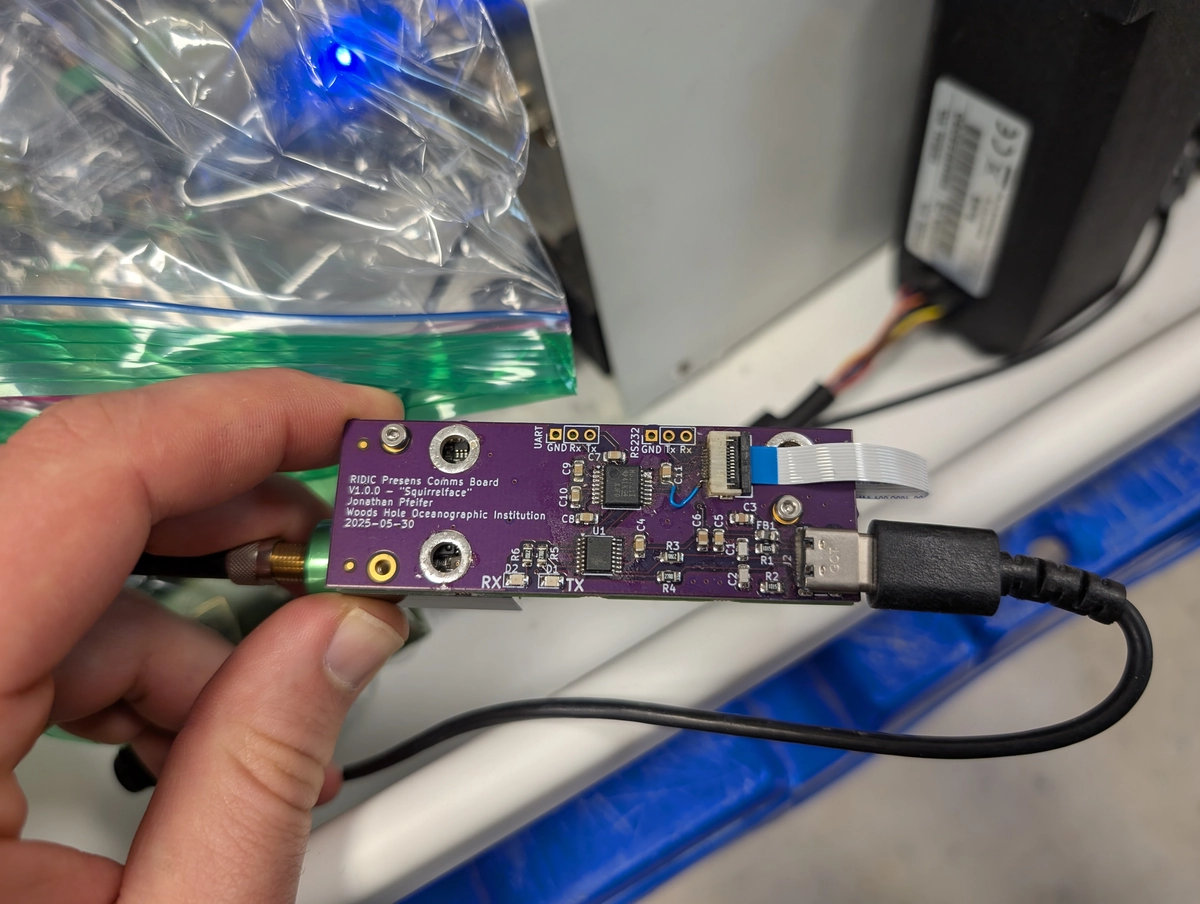 Presens USB-C Comms Board cover